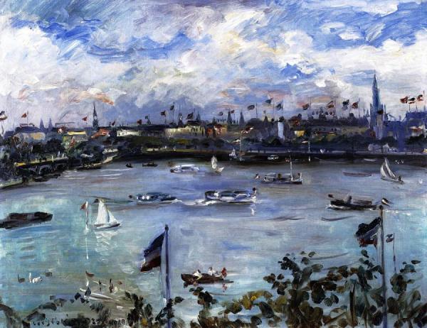 Emperor's Day In Hamburg by Lovis Corinth