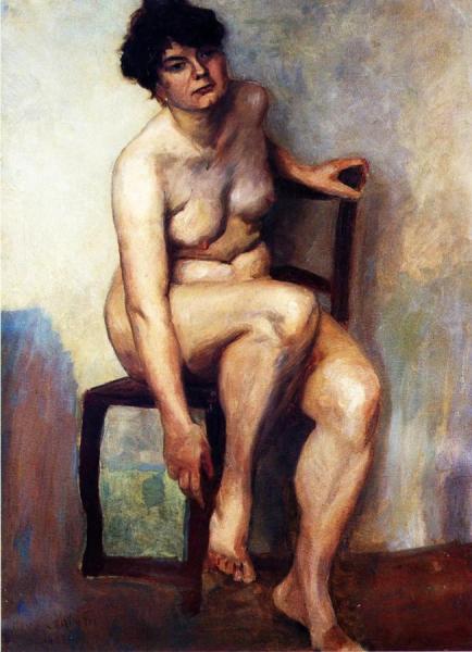 Female Nude by Lovis Corinth Oil Painting Reproductions