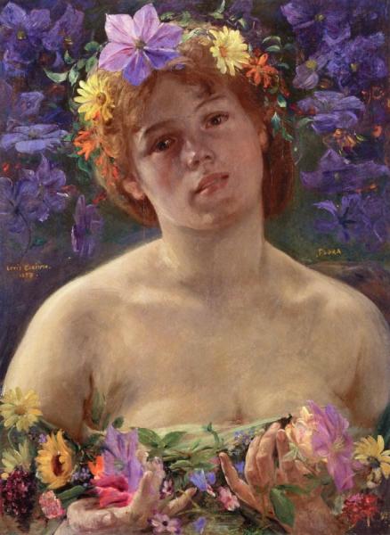 Flora by Lovis Corinth