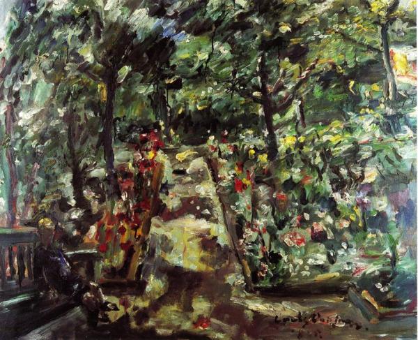 Garden In The West End Of Berlin by Lovis Corinth