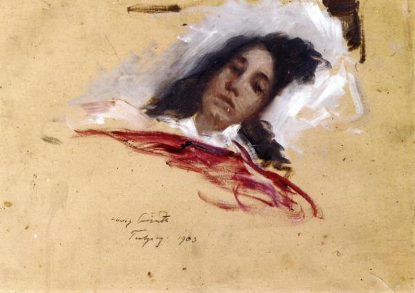 In Bed by Lovis Corinth