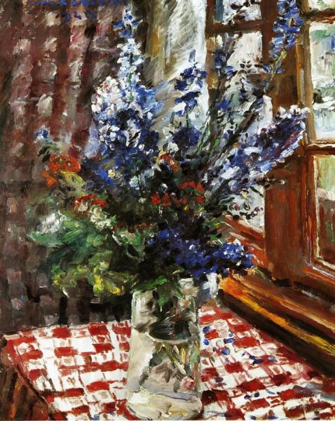 Larkspur by Lovis Corinth