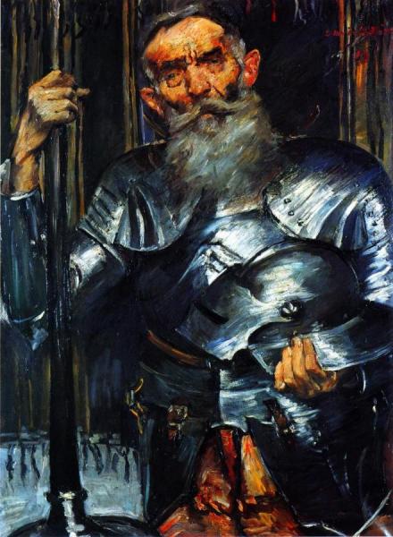 Old Man In Armour by Lovis Corinth