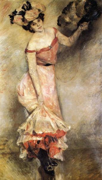 Portrait Of Elly by Lovis Corinth