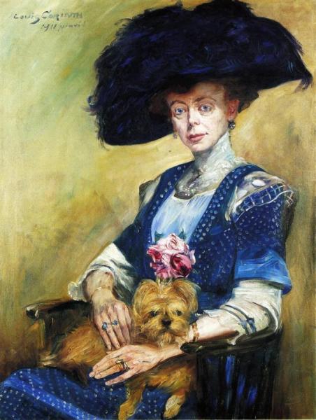 Portrait Of Frau Luther by Lovis Corinth