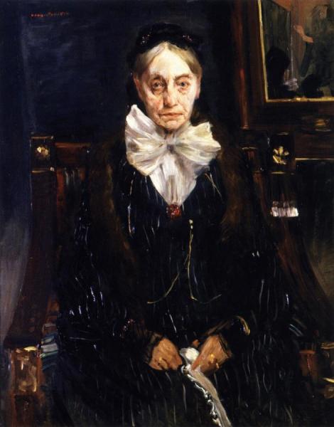 Portrait Of Frau Schreiber by Lovis Corinth