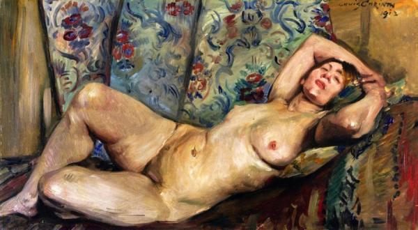 Reclining Nude by Lovis Corinth
