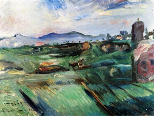 Roman Landscape by Lovis Corinth