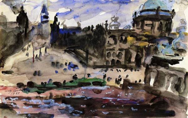 Schlossfreiheit, Berlin by Lovis Corinth