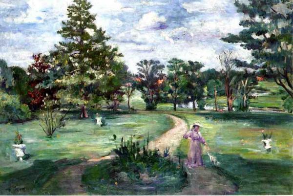 Schlosspark by Lovis Corinth