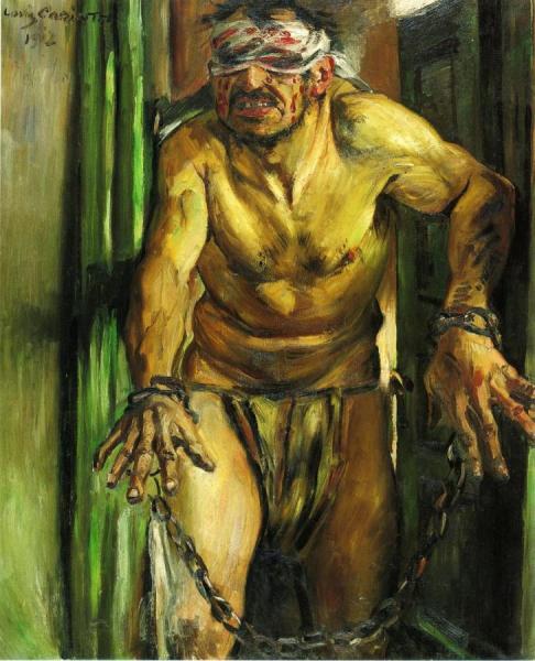 The Blinded Samson by Lovis Corinth