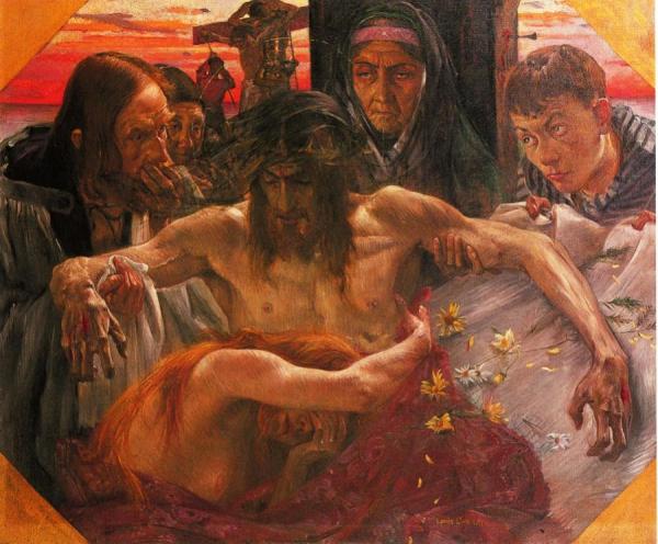 The Deposition by Lovis Corinth