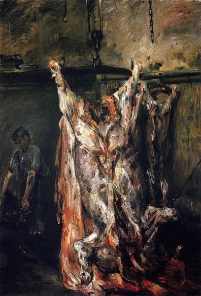 The Slaughtered Ox by Lovis Corinth