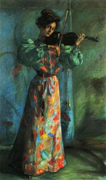 The Violinist by Lovis Corinth