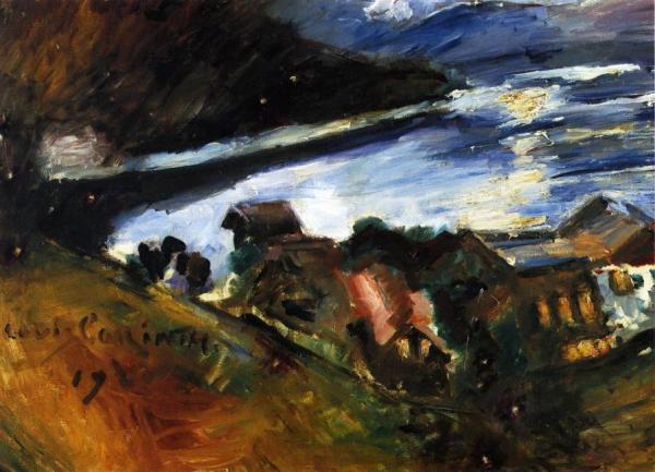 The Walchensee In The Moonlight by Lovis Corinth
