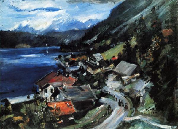 The Walchensee, Serpentine by Lovis Corinth