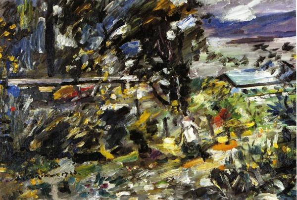 The Walchensee, "silberweg" by Lovis Corinth