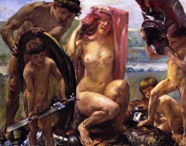 The Weapons Of Mars by Lovis Corinth