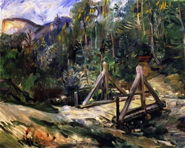 Tyrolean Landscape With Bridge by Lovis Corinth