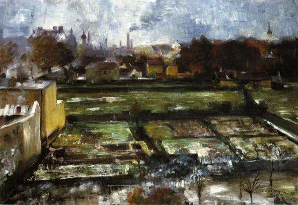View From The Studio by Lovis Corinth