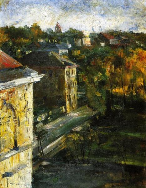 View From The Studio Window by Lovis Corinth