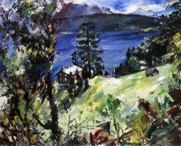 Walchensee Landscape by Lovis Corinth