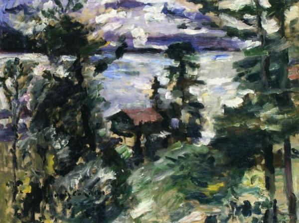 Walchensee, Morning Fog by Lovis Corinth