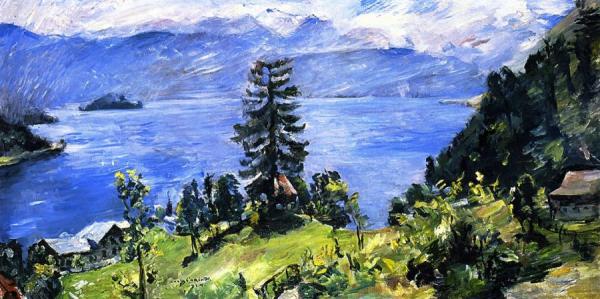 Walchensee Panorama by Lovis Corinth