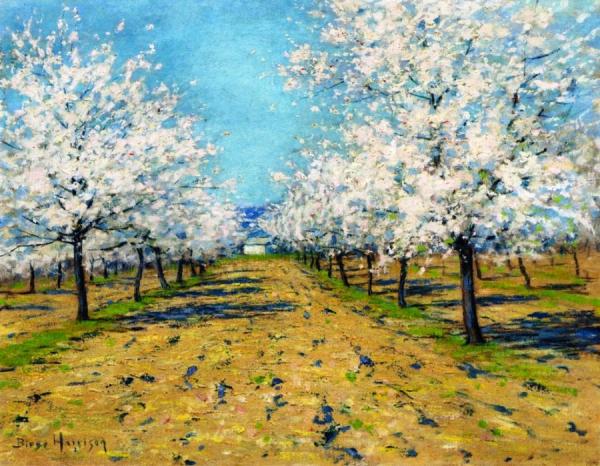 Apple Blossoms by Lowell Birge Harrison