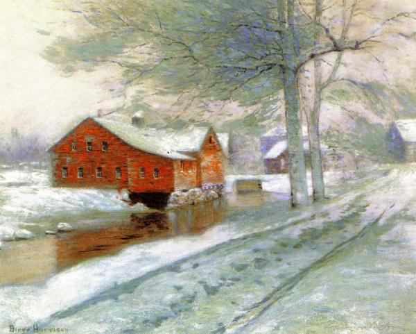 The Red Mill by Lowell Birge Harrison Oil Painting Reproductions