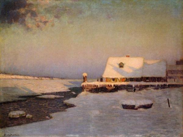 Winter Twilight by Lowell Birge Harrison Oil Painting Reproductions