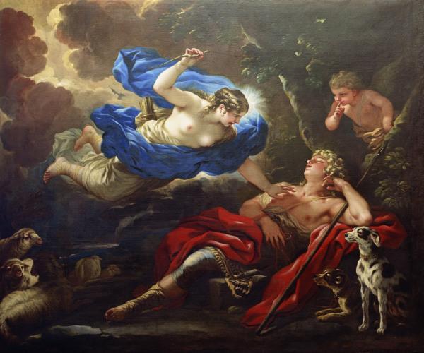 Diana And Endymi by Luca Giordano Oil Painting Reproductions