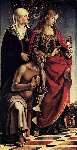 Luca Signorelli Saint Augustine Alterpiece (left Wing)