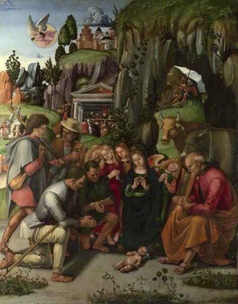 The Adoration Of The Shepherds by Luca Signorelli