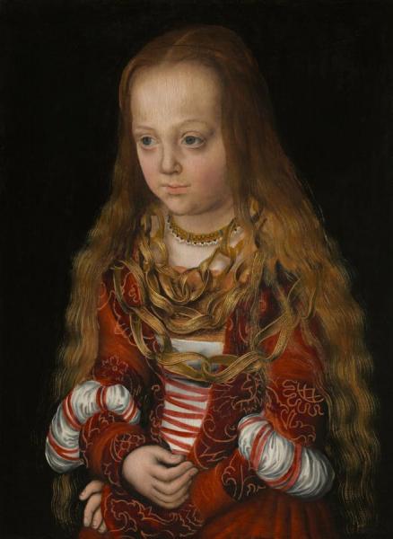 A Princess Of Saxony by Lucas Cranach The Elder