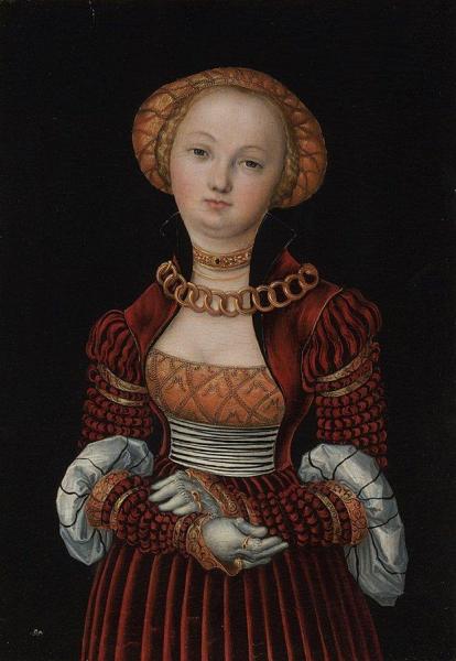 Portrait Of A Woman by Lucas Cranach The Elder