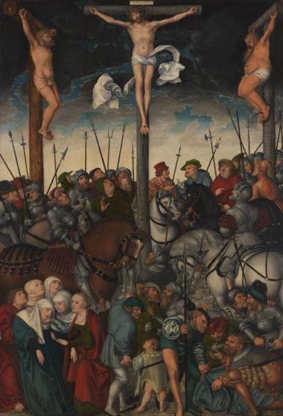 The Crucifixion by Lucas Cranach The Elder Oil Painting Reproductions