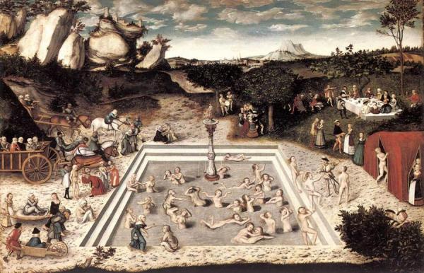 The Fountain Of Youth by Lucas Cranach The Elder