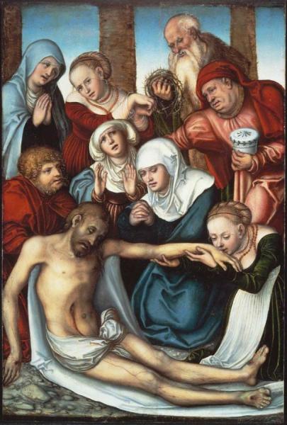 The Lamentation by Lucas Cranach The Elder Oil Painting Reproductions