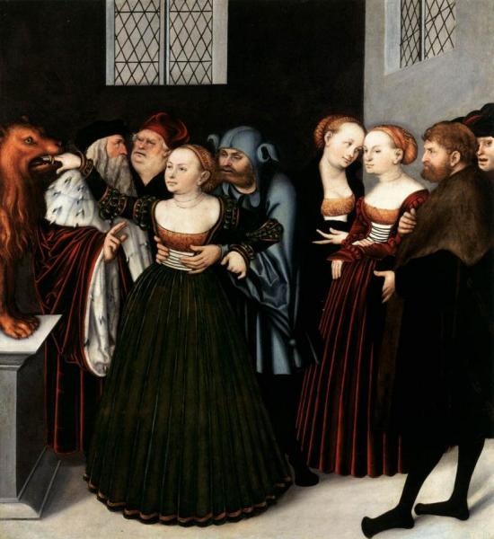 The Mouth Of Truth by Lucas Cranach The Elder Oil Painting Reproductions