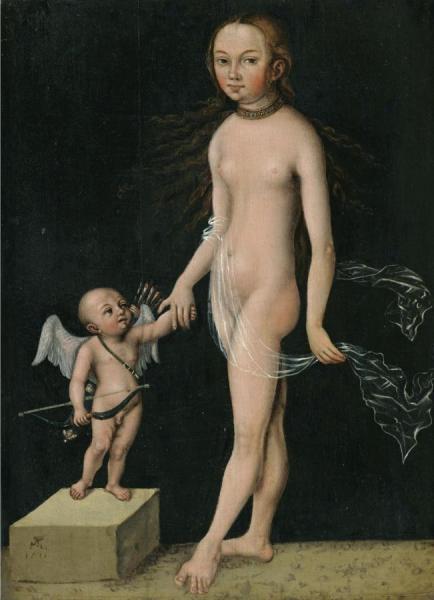 Venus And Cupid by Lucas Cranach The Elder