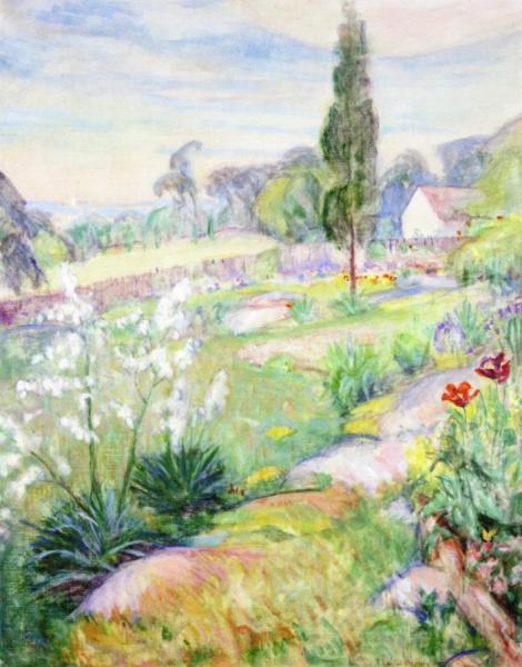 Garden On The Ledge by Lucien Abrams