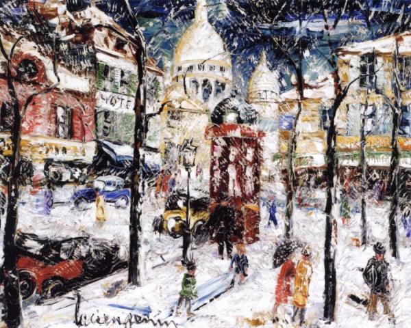 Montmartre by Lucien Genin Oil Painting Reproductions