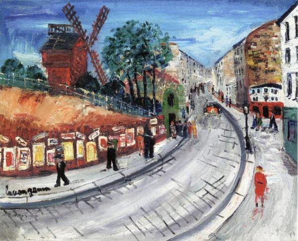 Lucien Genin Moulin D Blute-fin, Rue Lepic