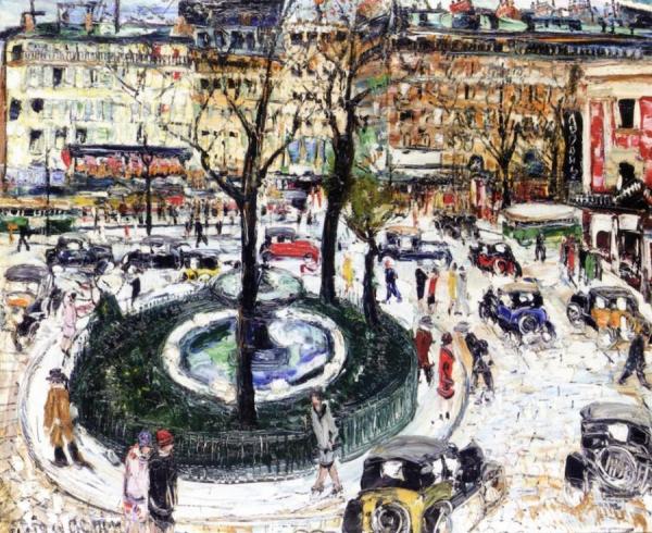 Lucien Genin View Of Paris