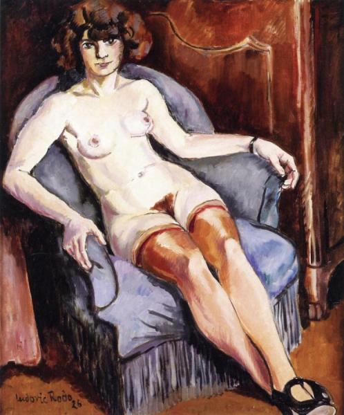 Red Garters by Ludivic Rodo Pissarro