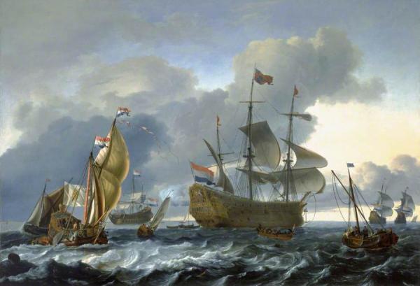 Dutch Attack On The Medway: The 'royal Charles' Carried Into Dutch Waters, 12 June 1667 by Ludolf Bakhuizen Oil Painting Reproductions