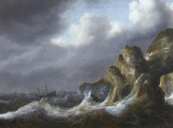 Shipwreck by Ludolf Bakhuizen