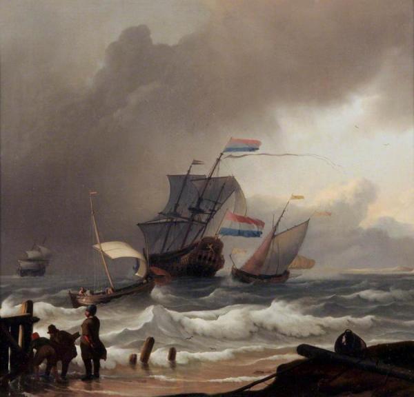 The Coming Squall by Ludolf Bakhuizen