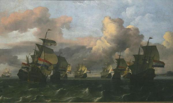 The Return Of The Fleet Of Dutch East India Company by Ludolf Bakhuizen